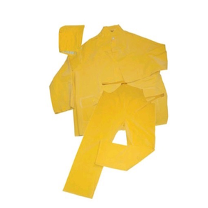 3-Piece Yellow Rain Suit with Bib - XL