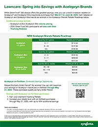Lawncare: Spring into Savings with Acelepryn BrandsWorksheet